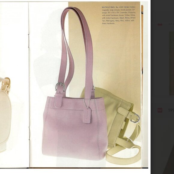 Vintage Coach Soho Buckle Bag #1457 - Mahogany - Picture 9 of 9